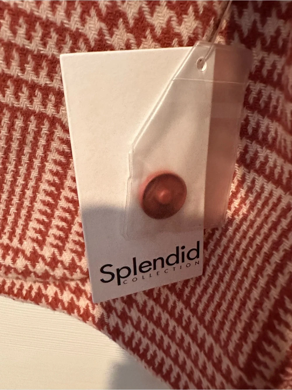 NWT Splendid COLLECTION Rose Plaid Cropped Blazer